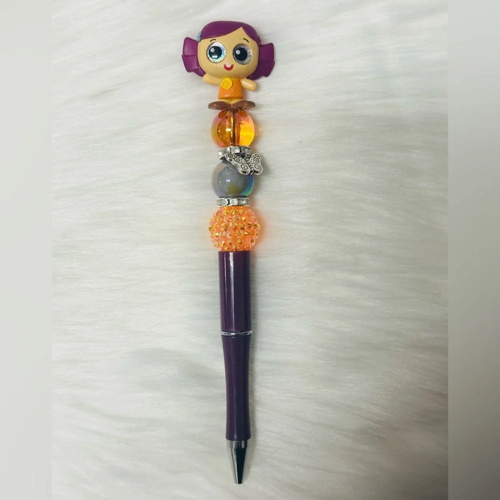 🩷🆕🩷 Handmade Bling Beaded Doorable Pens (Dolly)